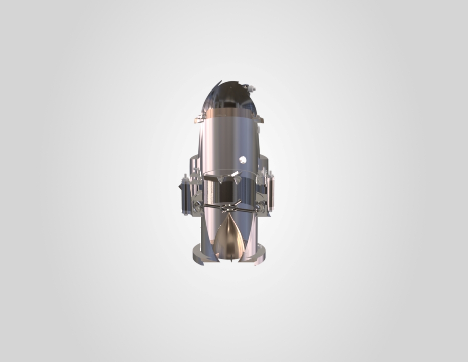 Afterburner component render showing subsystem geometry