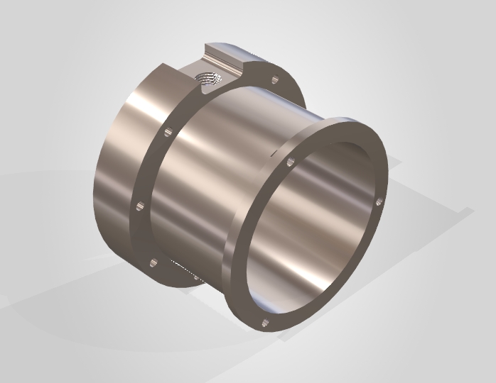 Afterburner component render showing a detailed part view
