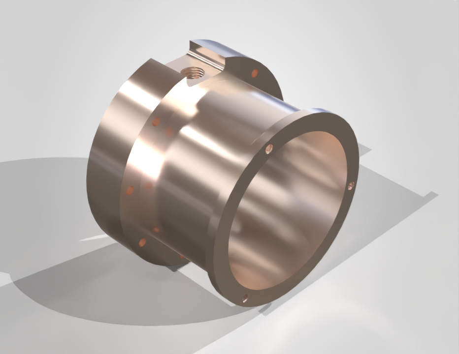 Afterburner CAD render showing final design details